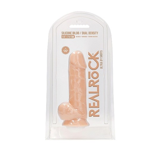 Gruby żylasty realistyczny penis przyssawka 21,5cm